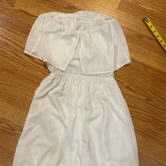 New Vici Crystal Clear white supreme Jumpsuit - Picture 10 of 10